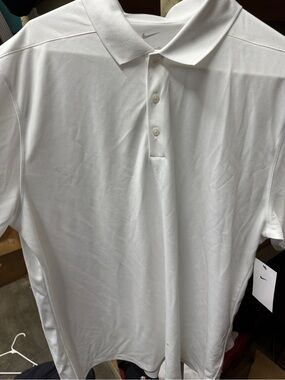 Nike Men’s White Polo Performance Shirt